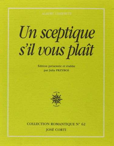 Un sceptique, s'il vous plaît