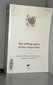 L'acquisition de l'orthographe