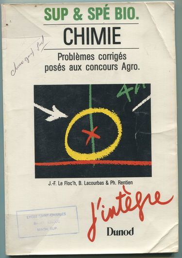 Chimie : INA-ENSA, ENS Paris, Lyon & Cachan, Ecole de géologie de Nancy, Ecole des travaux ruraux de Strasbourg : problèmes corrigés posés aux concours 85 à 88