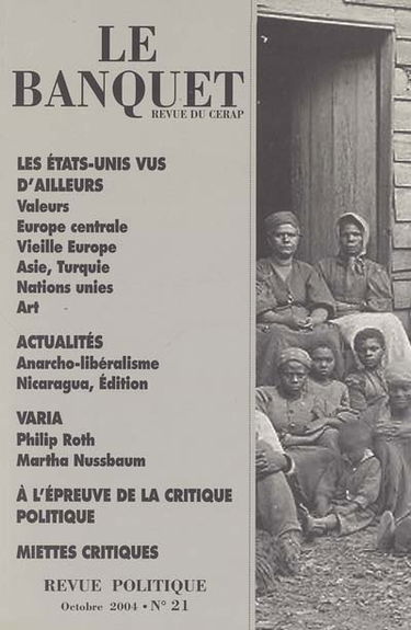 Banquet (Le), n° 21. Les Etats-Unis vus d'ailleurs