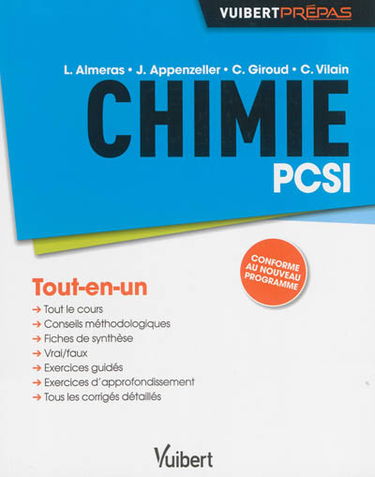Chimie PCSI : tout-en-un