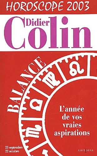 Horoscope 2003 : Balance