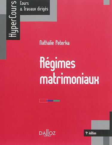 Régimes matrimoniaux