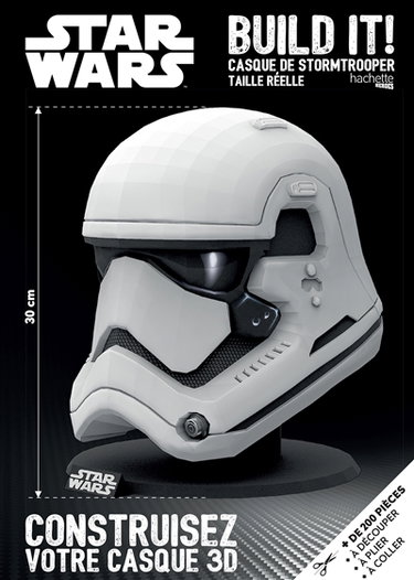 Star Wars : build it ! : casque de stormtrooper, taille réelle