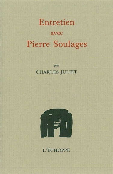 Couverture de Entretien avec Pierre Soulages