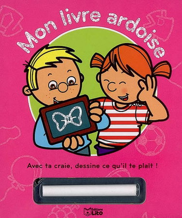 Couverture de Mon livre ardoise. Vol. 2. Avec ta craie, dessine ce qu'il te plaît