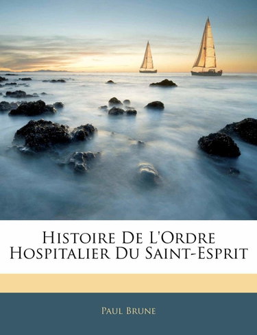 Couverture de Histoire de l'Ordre Hospitalier Du Saint-Esprit