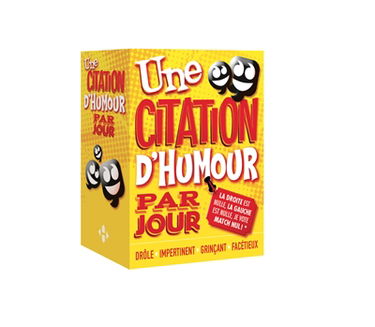 Une citation d'humour par jour : drôle, impertinent, grinçant, facétieux