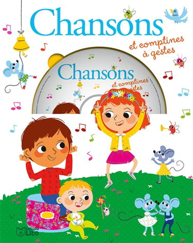 Couverture de Chansons et comptines à gestes