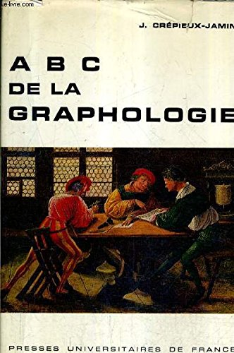 Couverture de ABC DE LA GRAPHOLOGIE.