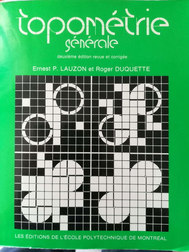 TOPOMETRIE GENERALE (2EME EDITION)