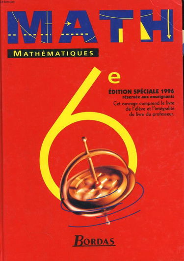 Mathématiques : 6e. Manuel de l'élève