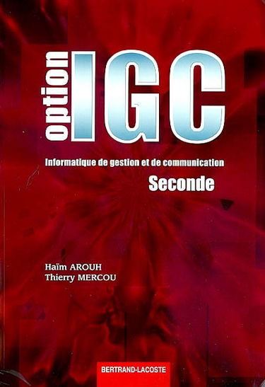 Option informatique de gestion et de communication, seconde