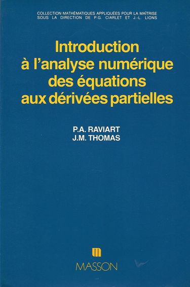 Introduction à l'analyse numérique des équations aux dérivées partielles