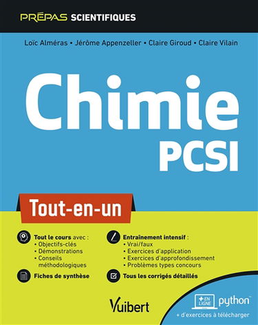 Chimie : PCSI : tout-en-un