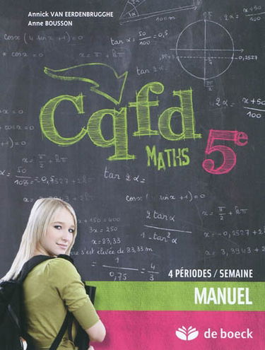 CQFD maths 5e : manuel : 4 périodes/semaine