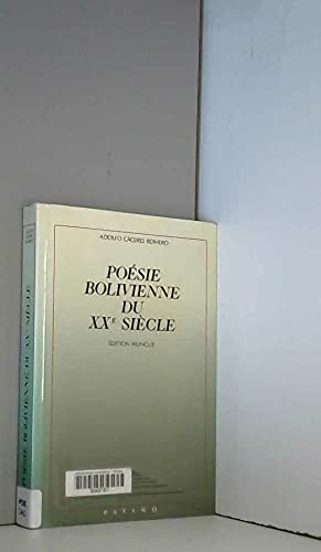 Poésie bolivienne du XXe siècle d'expression espagnole