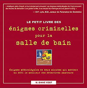 Petit livre énigmes criminelles pour salle de bain