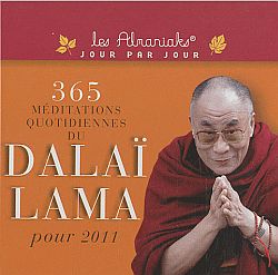 Couverture de 365 méditations quotidiennes du Dalaï-Lama pour 2011