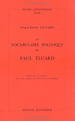 Le Vocabulaire politique de Paul Eluard