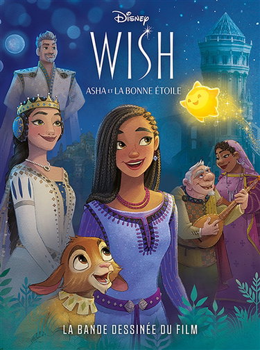 Couverture de Wish, Asha et la bonne étoile : la bande dessinée du film