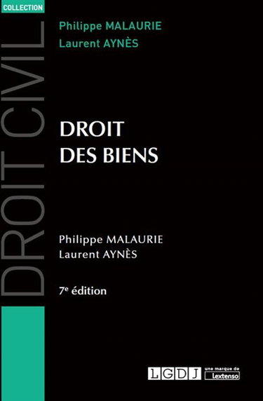 Couverture de Droit des biens par Philippe Malaurie