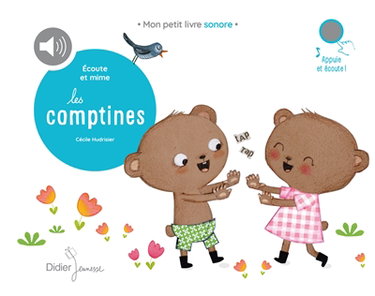 Couverture de Ecoute et mime. Les comptines