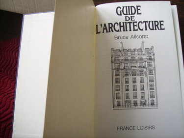 Couverture de Guide de l'architecture par France Loisirs