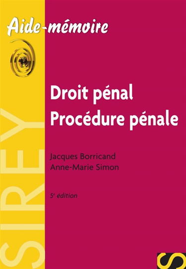 Droit pénal, procédure pénale