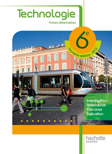 Technologie 6e : fiches détachables
