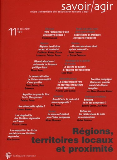 Savoir, agir, n° 11