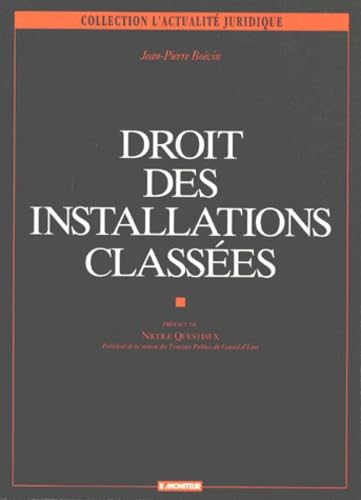 Droit des installations classées