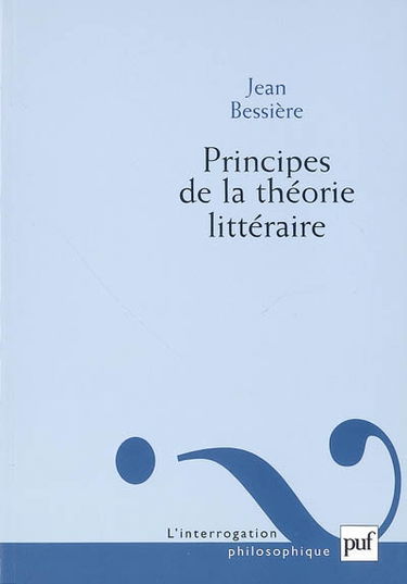 Principes de la théorie littéraire