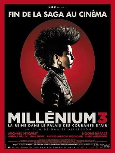 Couverture de Millénium 3, le film : La Reine dans le palais des courants d'air