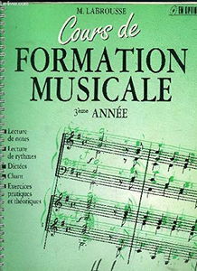 Cours de formation musicale Volume 3