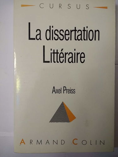 La dissertation litteraire