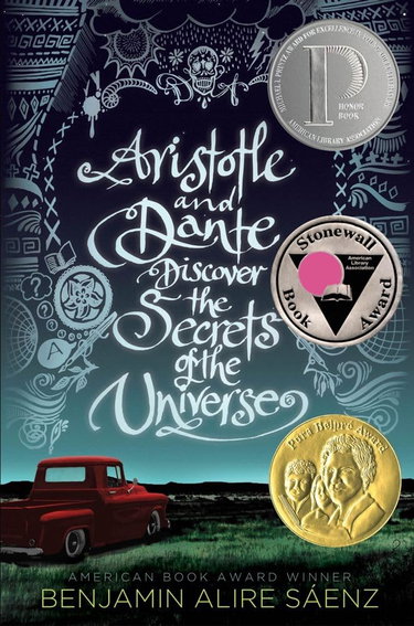 Couverture de Aristotle and Dante Discover the Secrets of the Universe.
