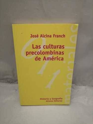 Couverture de Las cultura precolombinas de America / The pre-Columbian culture of America