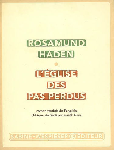 L'église des pas perdus