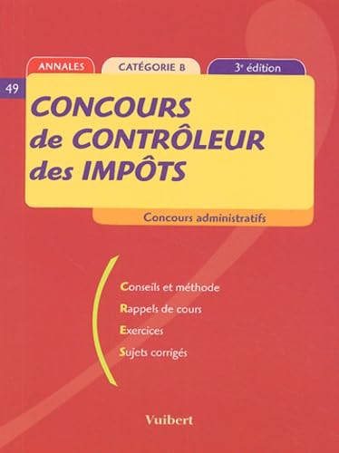Concours de contrôleur des impôts: Catégorie B