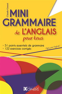 Mini grammaire de l'anglais pour tous