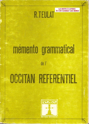 Mémento grammatical de l'occitan référentiel