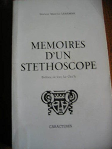 Couverture de Mémoire d'un stéthoscope