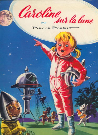 Caroline sur la lune
