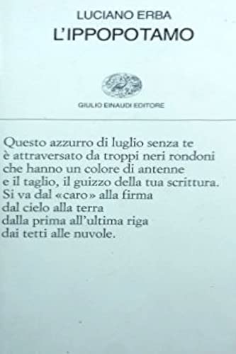 Couverture de L'ippopotamo