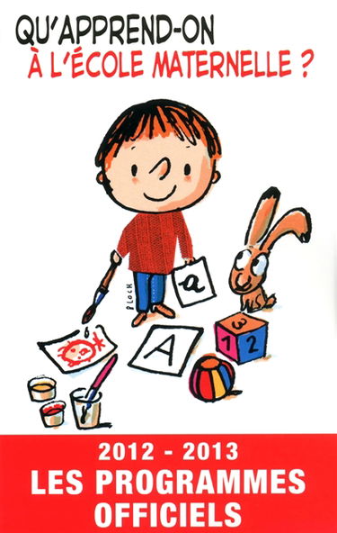 Ecole maternelle : les programmes officiels
