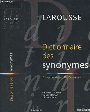 Dictionnaire des synonymes