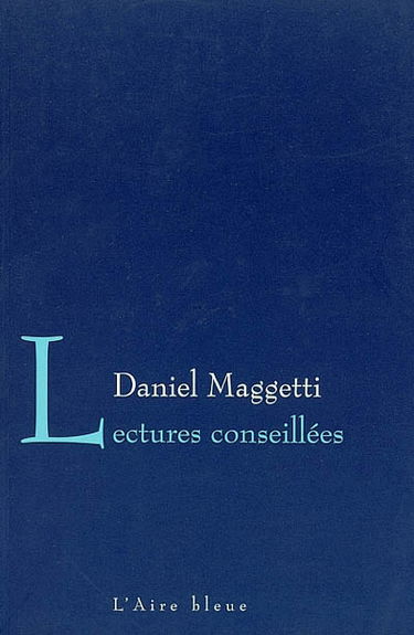 Lectures conseillées : une anthologie