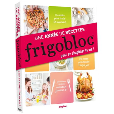 Couverture de 365 recettes pour se simplifier la vie avec Frigobloc par Aurélie Briday