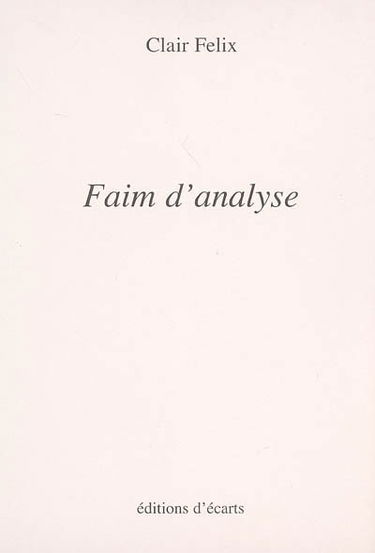 Faim d'analyse
